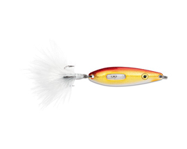 VMC® 1/32 oz. Rattling Roach Spoon - Glow Green Fire UV