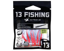 13 Fishing® Panfish Plastics Squidworm - Snozberry