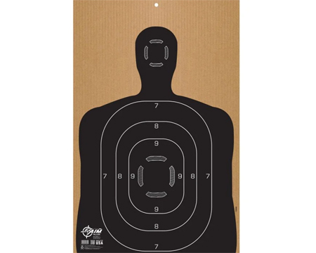 EZ Aim® Silhouette Shooting Target B27