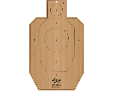 EZ Aim® IPSC IDPA Corrugated Shooting Target
