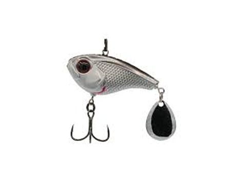 6th Sense Fishing® Gyro Tail Spinner - Chrome Black Back