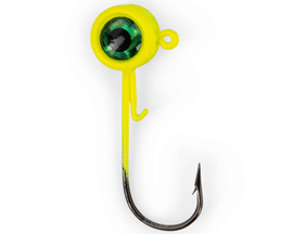 ACC Crappie Snax® Big Eye 1/8 oz. Jig Head - Charteuse