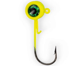 ACC Crappie Snax® Big Eye 1/16 oz. Jig Head - Chartreuse