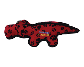 Chompers Gladiator Tuff Alligator Dog Toy