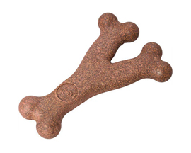 Bam-Bones Bacon Wishbone Dog Toy