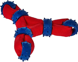 Tuff Triangle Ring Tug Dog Toy