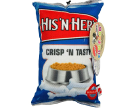 Fun Food Bag Of Chips Plush Dog Toy