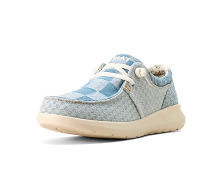 Ariat® Women's Hilo Casual Shoes - Light Checkered Denim