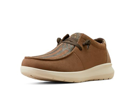 Ariat® Men's Hilo Casual Shoes - American Flag Print Brown Suede