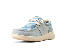 Ariat® Women's Hilo Casual Shoes - Light Checkered Denim