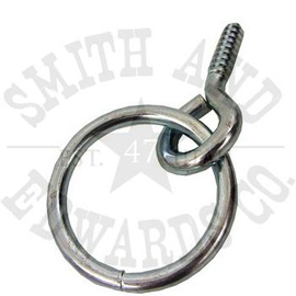 Partrade® 3/4 in. Screw Eye & 3 in. Ring - Nickel Plated