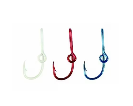 Hat/Tie Clasp Red White Blue 3 Pack