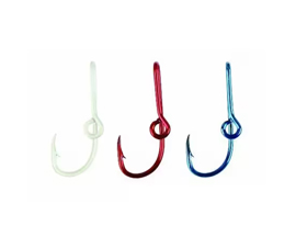 Hat/Tie Clasp Red White Blue 3 Pack
