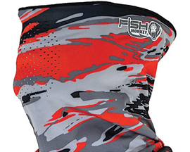 Fish Monkey® Performance Face Guard - Voodoo Swamp Red