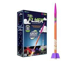 Triflyer Flying Model Rocket Stem Set