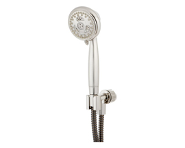 Waterpik® Power Spray Plus Brushed Nickel Plastic Showerhead