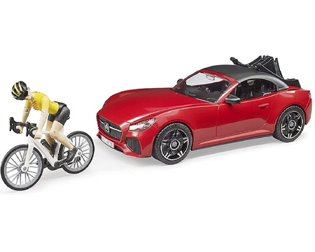 BRUDER® Roadster with Road Bike 