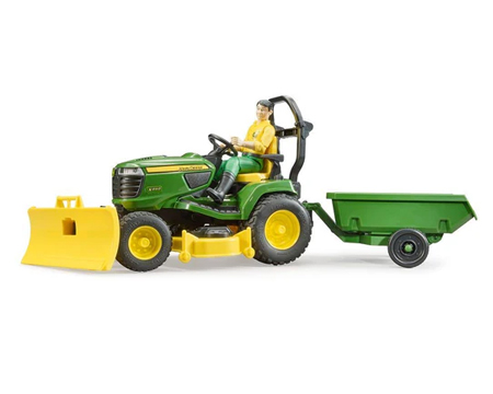 Bworld John Deere Lawn Tractor with Trailer