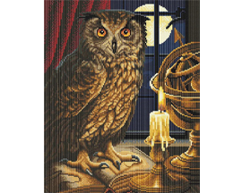 Crystal Art Astrologer Owl