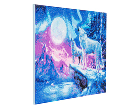 Crystal Art - Wolves & Northern Light