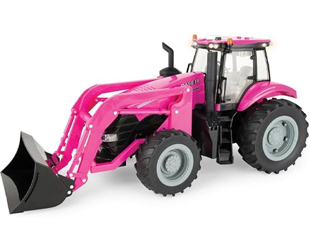 Big Farm Pink Tractor with Loader