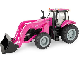 Big Farm Pink Tractor with Loader