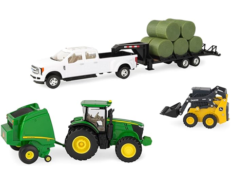 John Deere Round Bale Haying Set