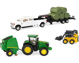 John Deere Round Bale Haying Set
