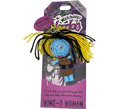 Watchover® Voodoo Wine-O Woman Doll