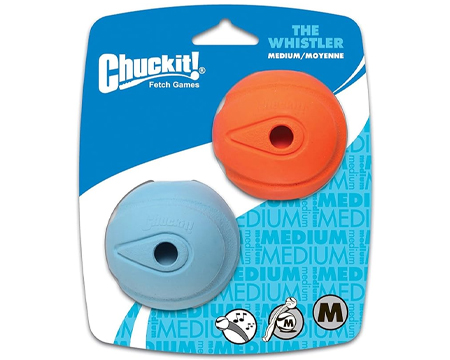 Chuckit! Whistler Ball 2 Pack - Medium