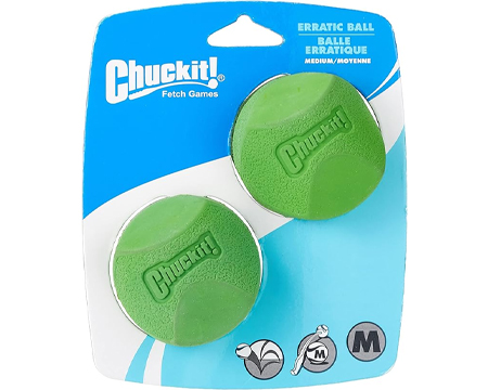 Chuckit! Erratic Toy Ball 2 Pack - Medium