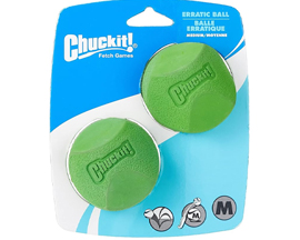 Chuckit! Erratic Toy Ball 2 Pack - Medium