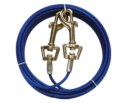 Dog Tie Out Cable - Medium 30'