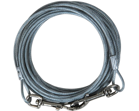 Dog Tie Out Cable - 10 Blue