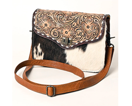 Cowhide Leather Crossbody Bag - Eleanor