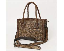 Genuine Leather Western Handbag