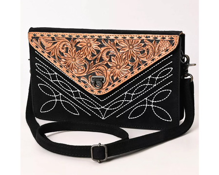 Envelope Style Western Leather Bag