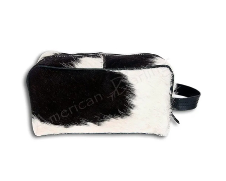 American Darling Western Cowhide Hair On Leather Toiletry Bag