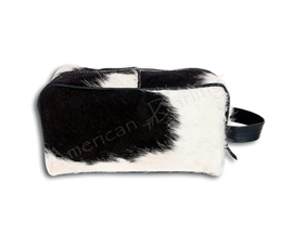 American Darling Western Cowhide Hair On Leather Toiletry Bag