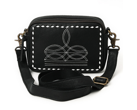 Western Leather Camera Bag