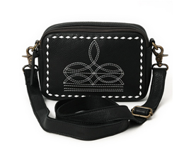 Western Leather Camera Bag