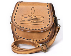 American Darling Hand Tooled Leather Western Handbag