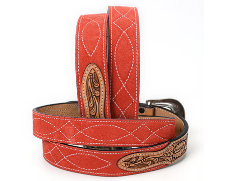 Suede Leather Belt - Unisex Medium