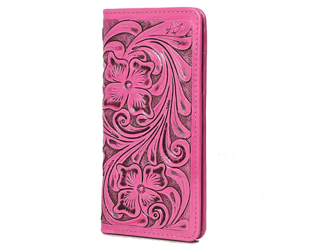 American Darling Western Leather Wallet - Pink