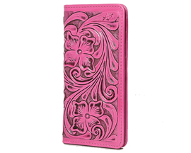 American Darling Western Leather Wallet - Pink