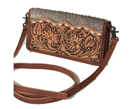 American Darling Hair-On and Leather Crossbody Bag 