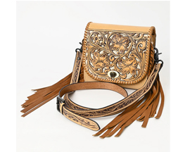 Crossbody Hand-Tooled Leather Western Bag