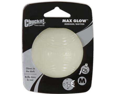 Chuckit!® Max Glow Rubber Ball - Medium
