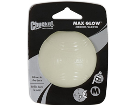 Chuckit!® Max Glow Rubber Ball - Medium