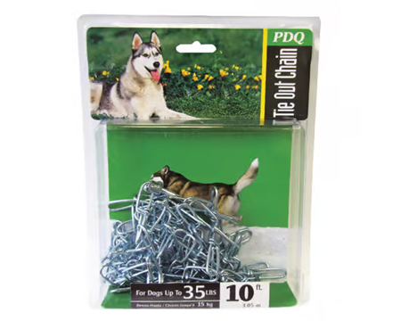 PDQ Dog Tie-Out Chain - Medium